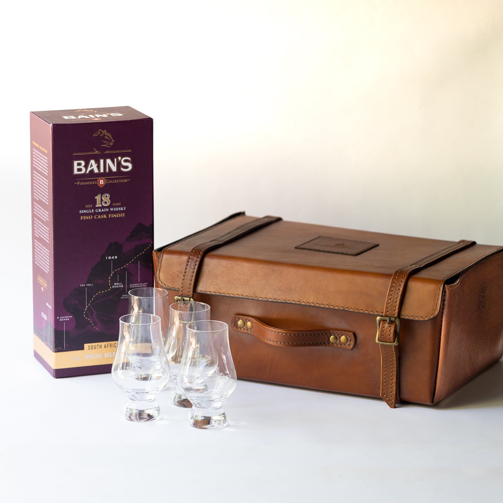 Leather Whisky Case