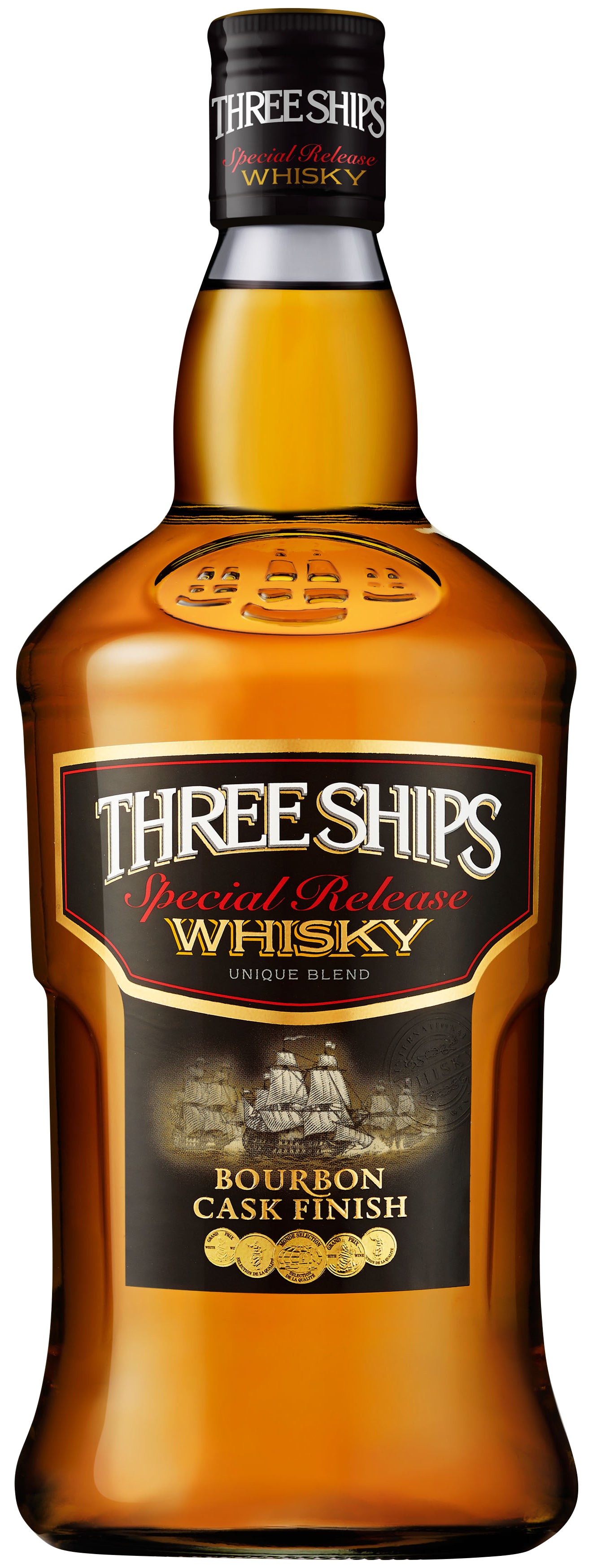 Three Ships Whisky Bourbon Cask Finish - 50ml