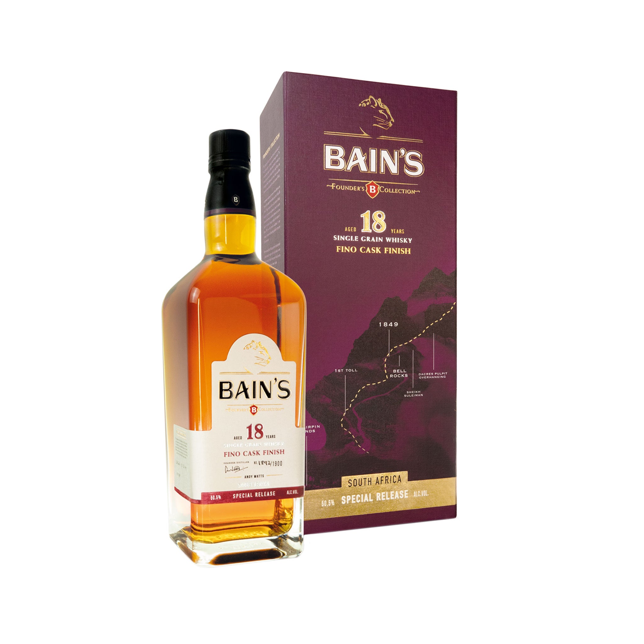 Bain's Founders Collection Whisky 18 Year Old Fino Cask Finish